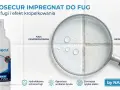 Dlaczego warto szukać alternatyw dla tradycyjnej glazury? Impregnat Nanosecur zapewnia czyste fugi i efekt kropelkowania, chroniąc przed brudem i pleśnią.